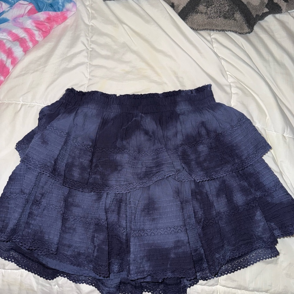 American Eagle Outfitters Navy Tiered Skirt